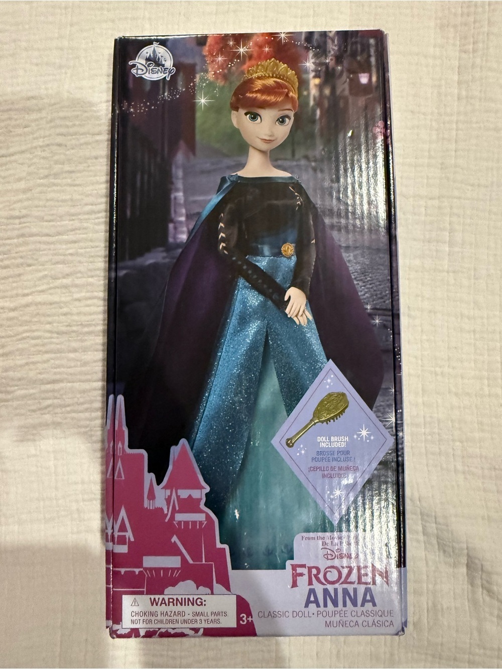 Disney Parks Frozen 2 Anna Classic Doll NRFB Doll Outfit Brush Shoes